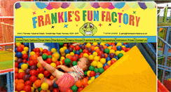 Desktop Screenshot of frankiesfunfactory.co.uk
