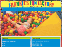Tablet Screenshot of frankiesfunfactory.co.uk